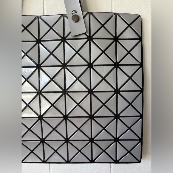 Geometric Silver Tote Bag - Picture 3 of 8